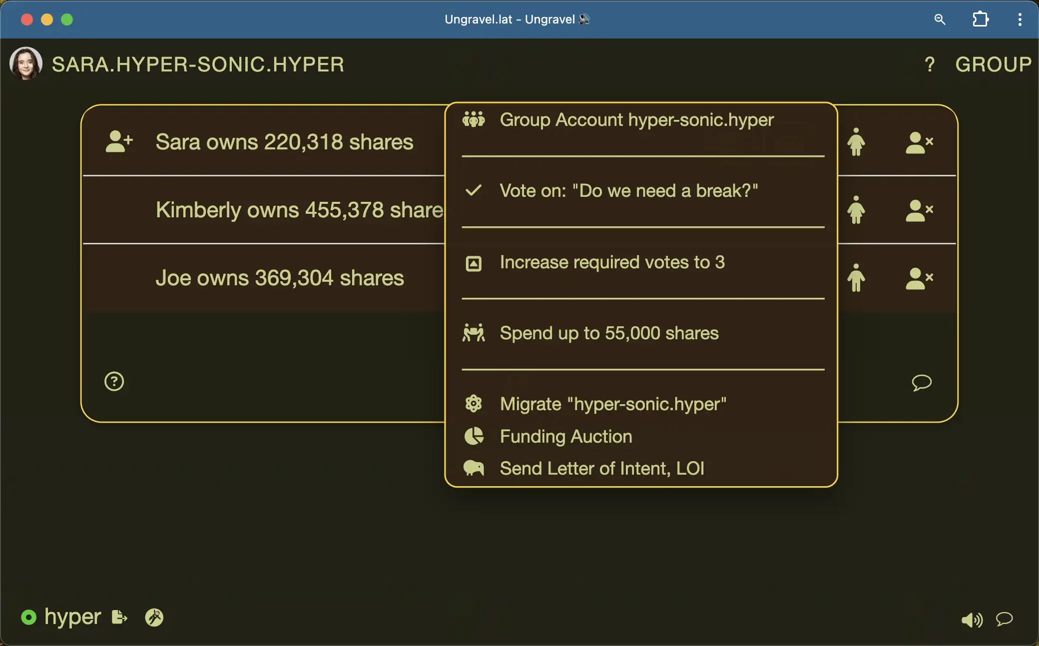 stand-alone dApp to download to your desktop